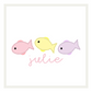 Faux Applique Fish Trio - options