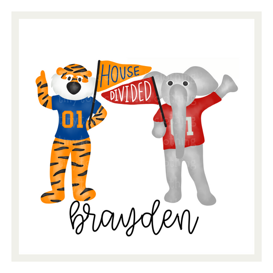 Iron Bowl Mascots