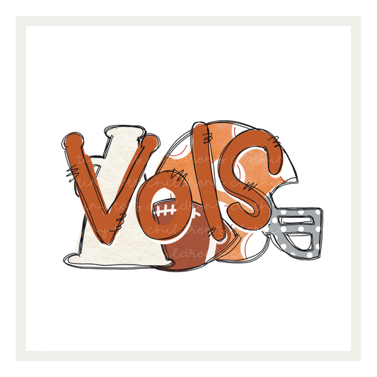 Tennessee Vols Doodles (options)