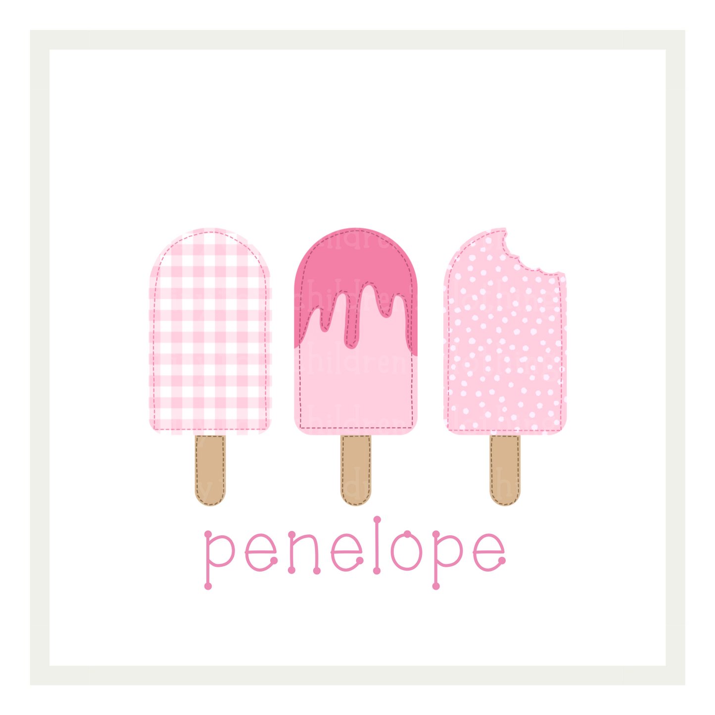 Pink Popsicle Trio