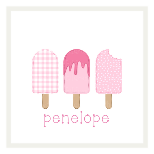 Pink Popsicle Trio